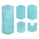 Home Weavers Waterford Collection 5 Piece Genuine Cotton Bath Rugs Set