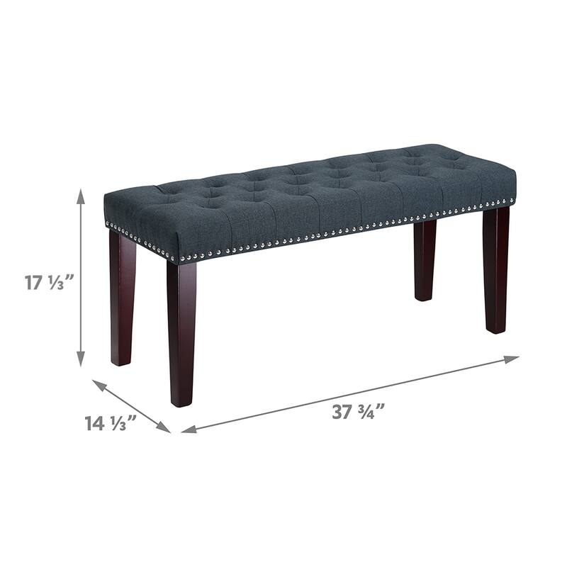 Maypex 38 in. Upholstered Bench