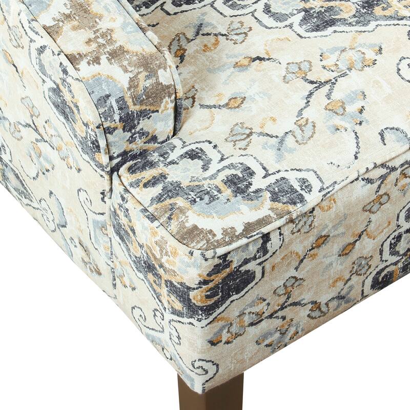 Porch & Den Holman Upholstered Swoop Arm Chair