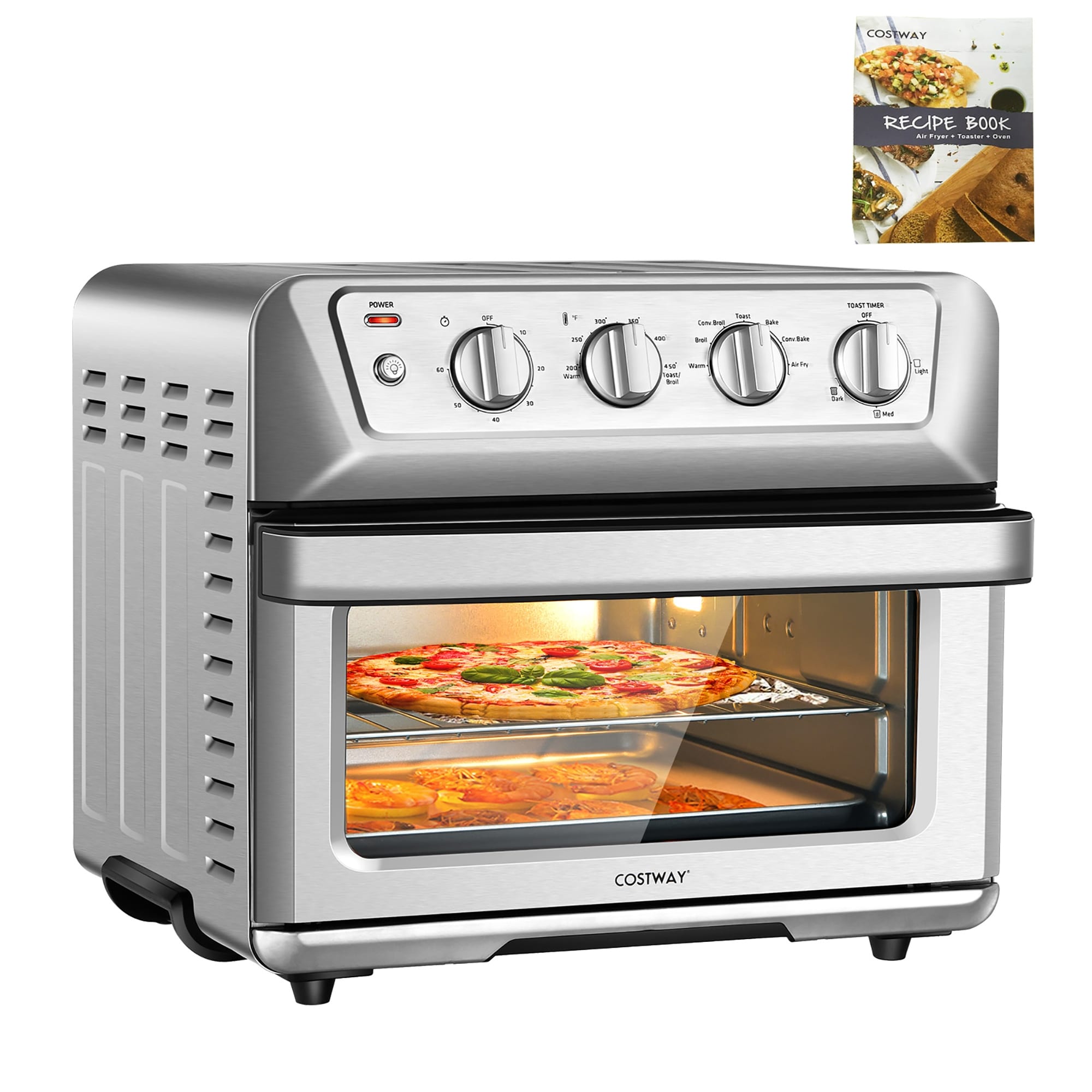 Chef Air Fryer Toaster Oven Combo,16QT Convection Ovens Countertop