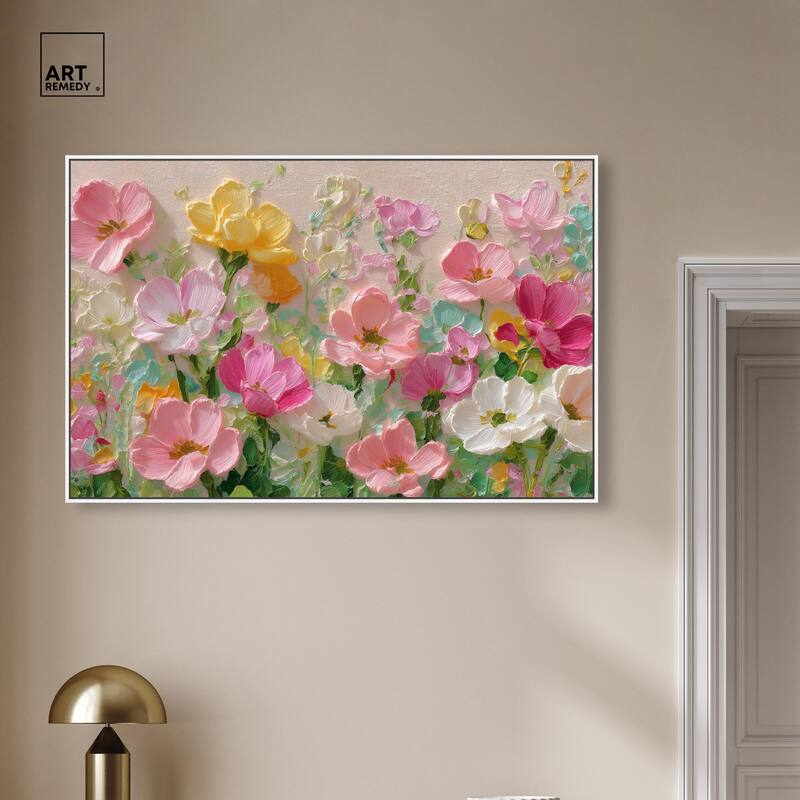 Expressed in Petals I Canvas by Art Remedy