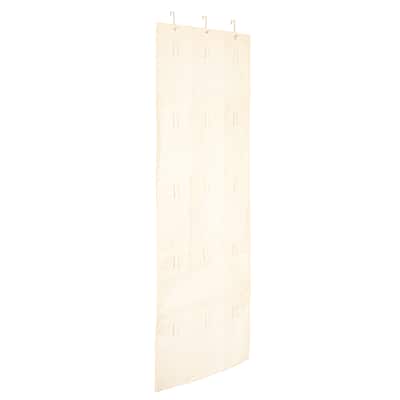 Household Essentials Over the Door Cotton Blend Cap and Hat Organizer - 0.0"L x 22.0"W x 68.0"H