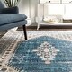 preview thumbnail 3 of 6, Nuloom Transitional Floktime Dream Medallion Faded Bouquet Area Rug
