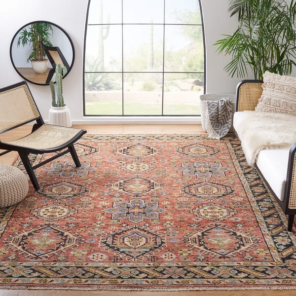 SAFAVIEH Handmade Samarkand Valve Traditional Oriental Wool Rug On