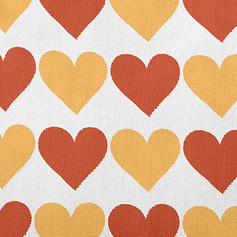 Alternating Hearts Valentine's Day Decorative Indoor Pillow
