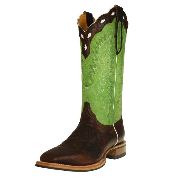 dark green cowboy boots