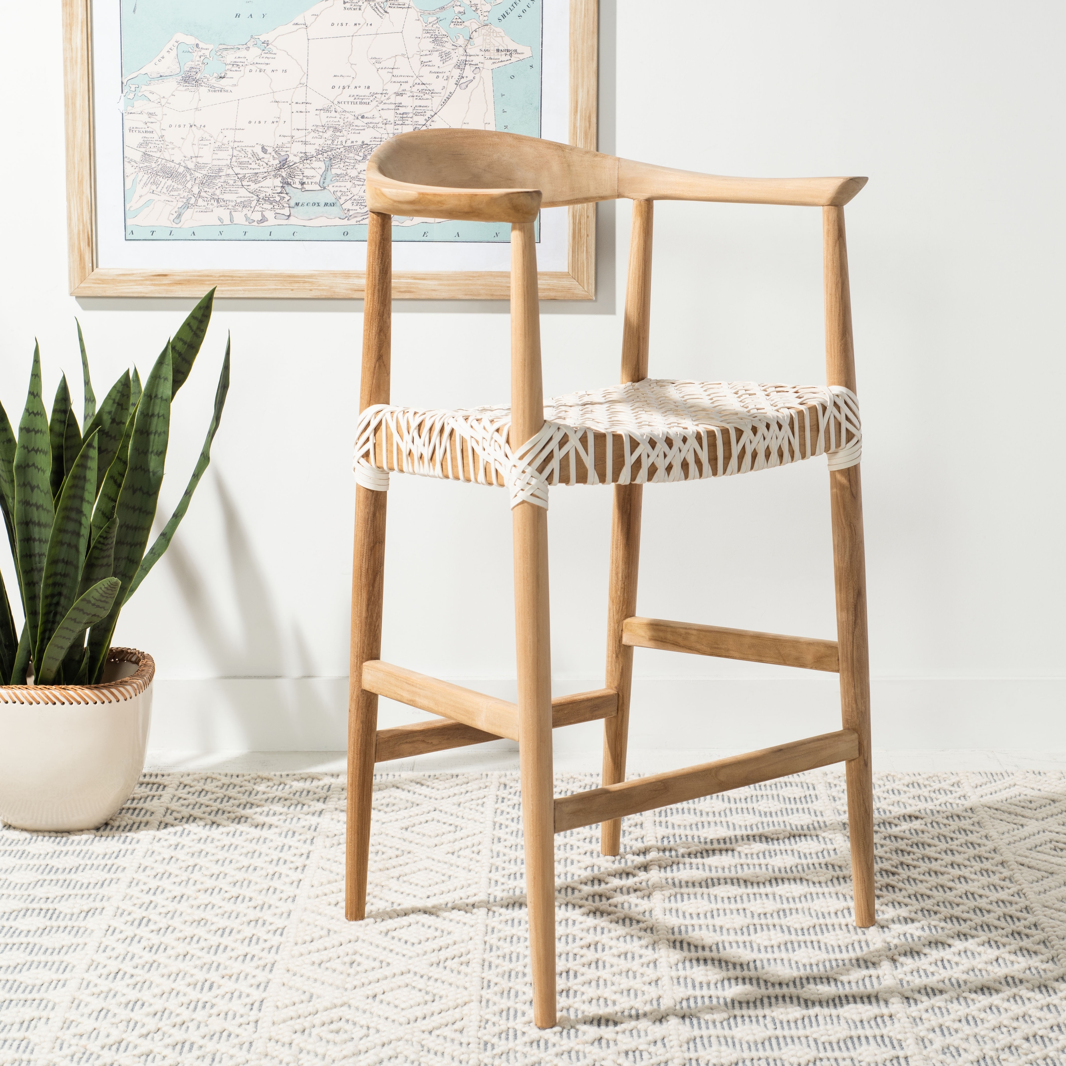 Bandelier cheap bar stool