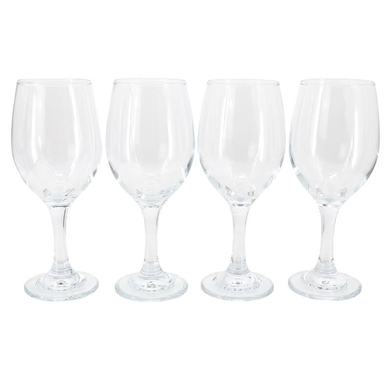 Gibson Home Belinni 4 Piece 14.2 Ounce Classic Wine Glass Set