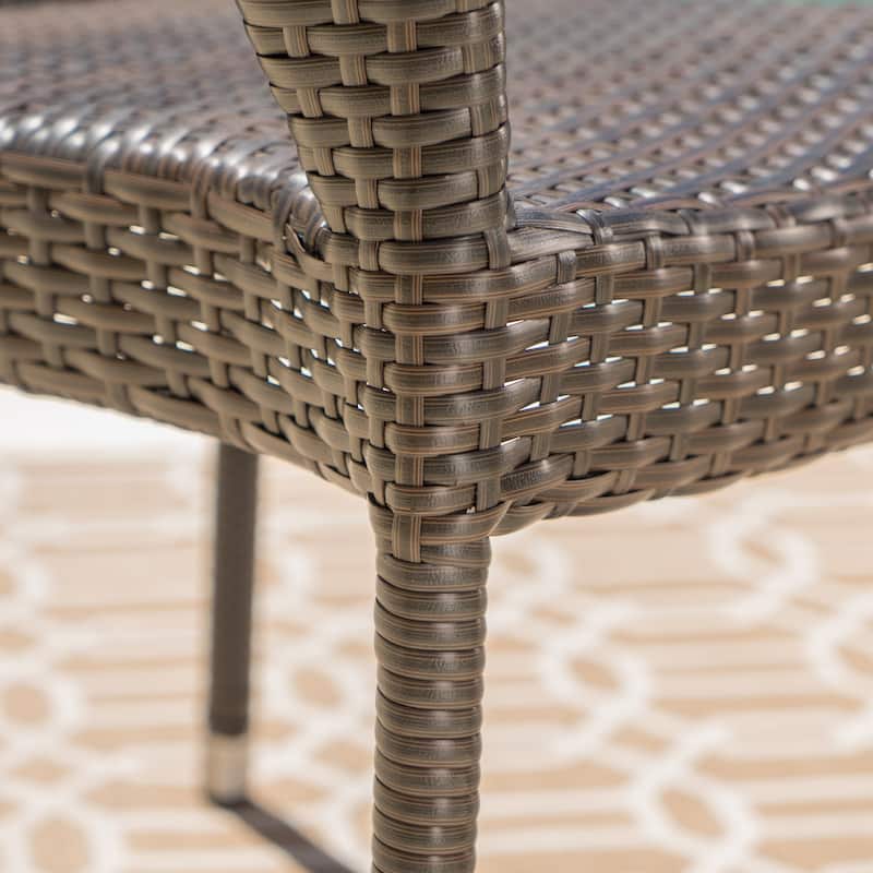 Christopher Knight Home Cliff Outdoor Wicker Chairs Set