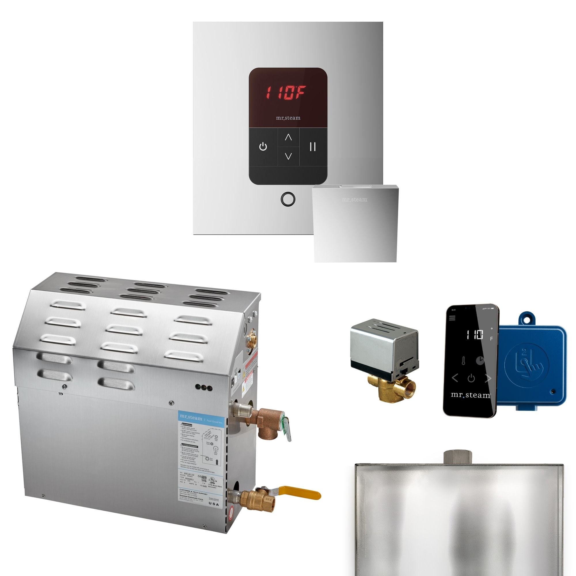 Mr Steam R10C1ABA0000 MS 10 kW (10000 W) Steam Shower Generator