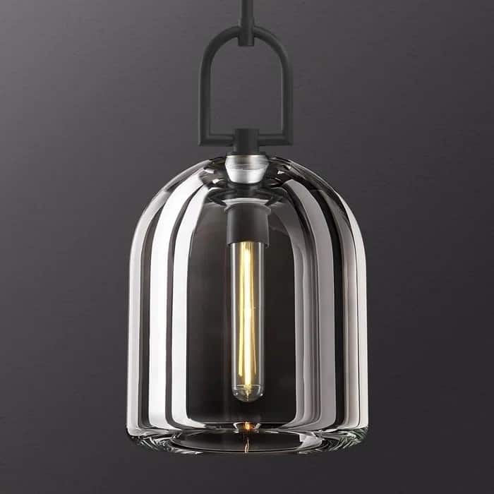 Crystal Hemisphere Pendant Light