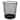 Creative Home Black Steel Mesh Round Wastebasket 2.5 Gallon
