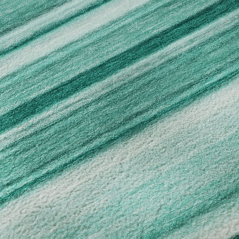 Premium Washable Super Soft Ombre Cabana Stripe Mayfield Rug