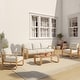 preview thumbnail 94 of 122, Spruce & Spring Outdoor Patio Furniture Set Aluminum Sofa Accent Chair