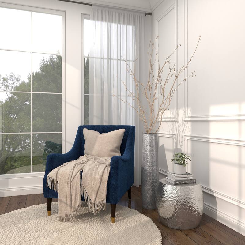 Gray Ceramic Vase with Varying Patterns