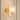 Gold Crystal Leaf 1-Light Bathroom Wall Sconce with Double-Layer Fabric Shade