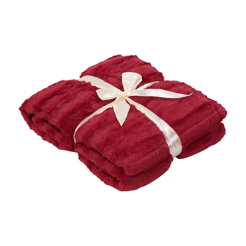 Derby Double Sided Fauxfur Throw