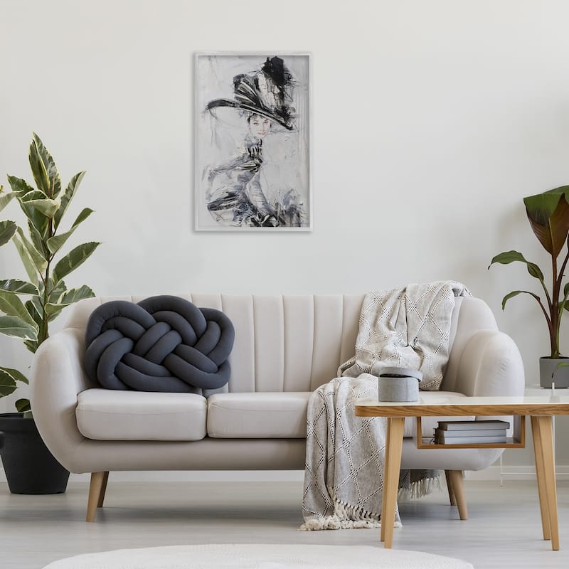 Stupell Abstract Sophisticated Audrey Framed Giclee Art Design By Lucille Lee
