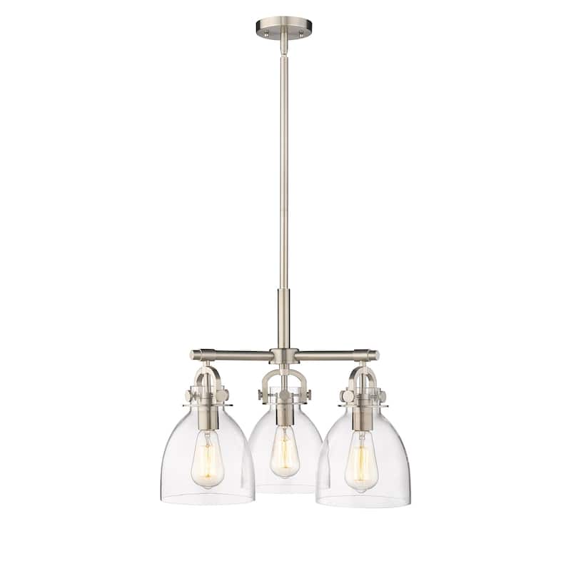 Innovations Lighting 410-3CR-16-20 Newton Bell Pendant Newton Bell 3