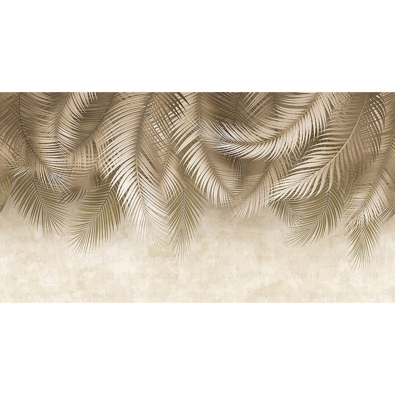 Tropical Palm Leaf Wallpaper Mural