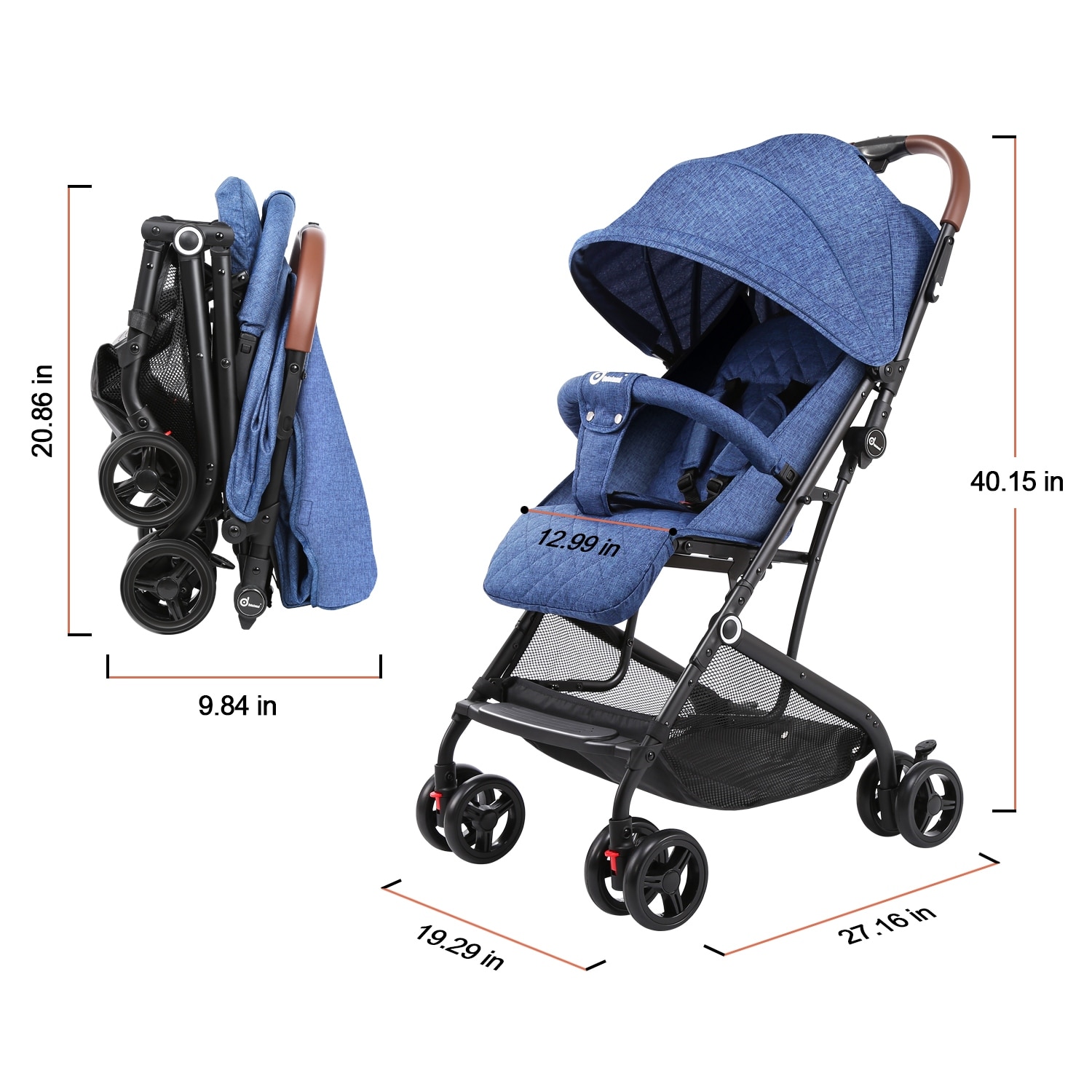 lightweight fold up stroller