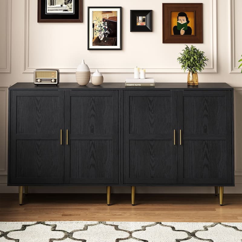 2-Door Storage Cabinet with Adjustable Shelves