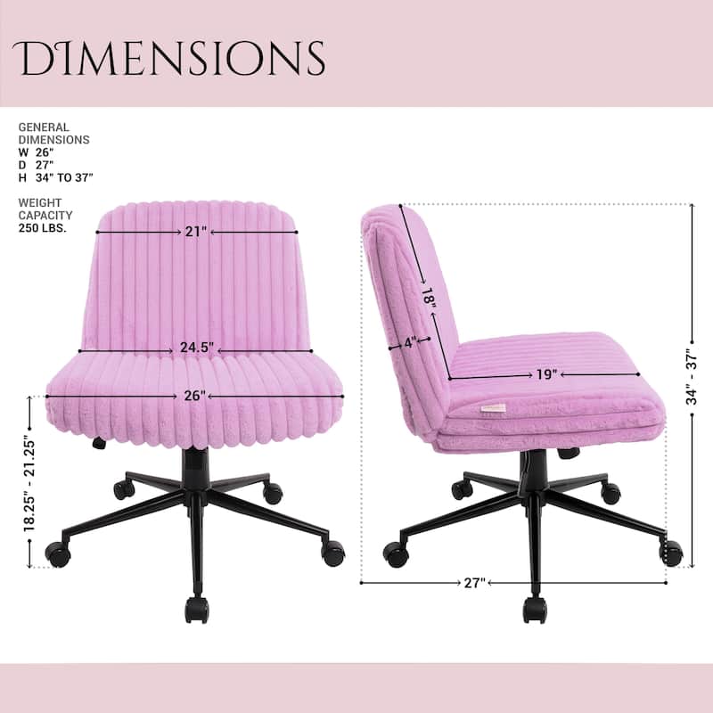 Modern Designs Plush Swivel Chair for Criss-Cross Seating