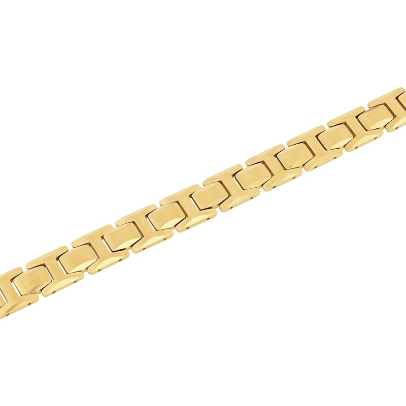Steel Nation Tungsten Beveled Edge Bracelet
