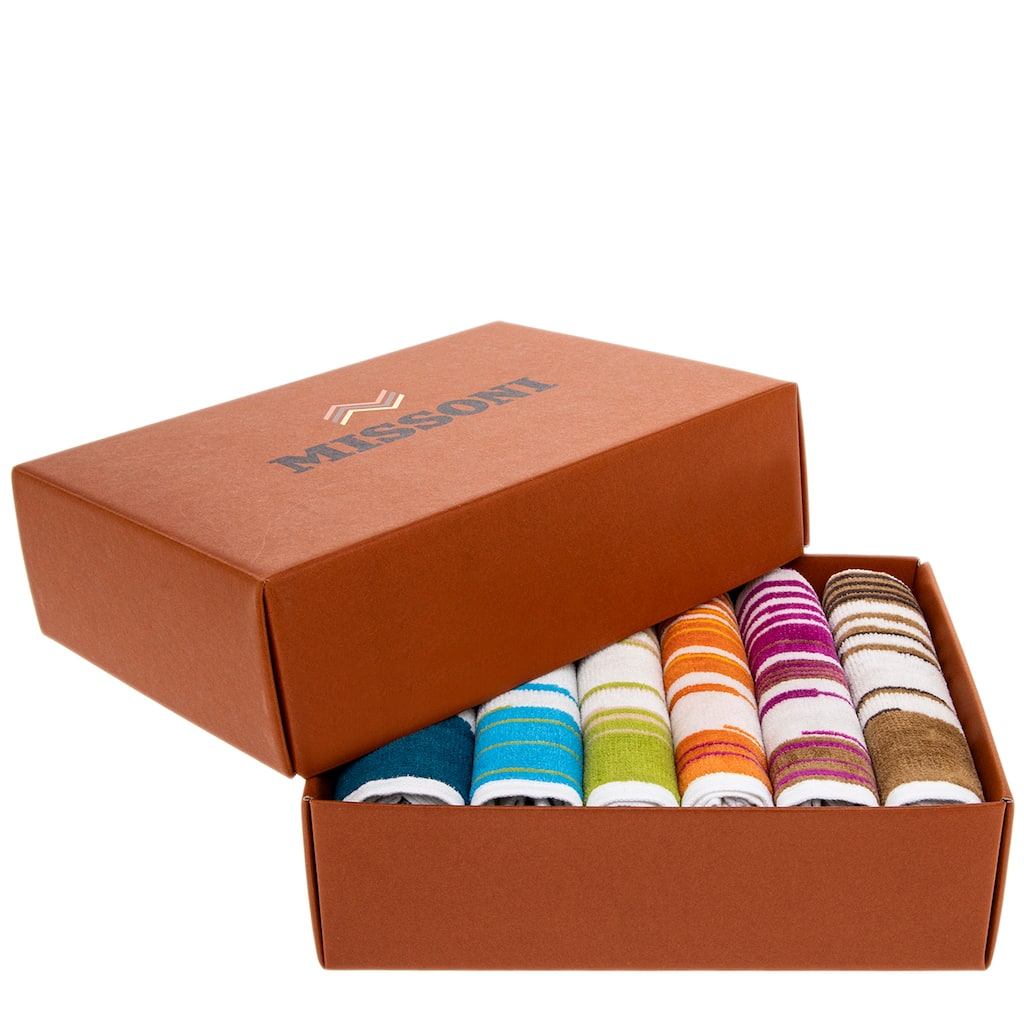 Missoni Set of 6 Fiammetta Face Towels - 12 x 12 in
