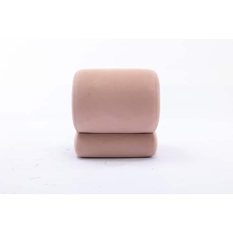 Modern S-shape Ottoman Makeup Stool Footstool for Living Room,Bedroom