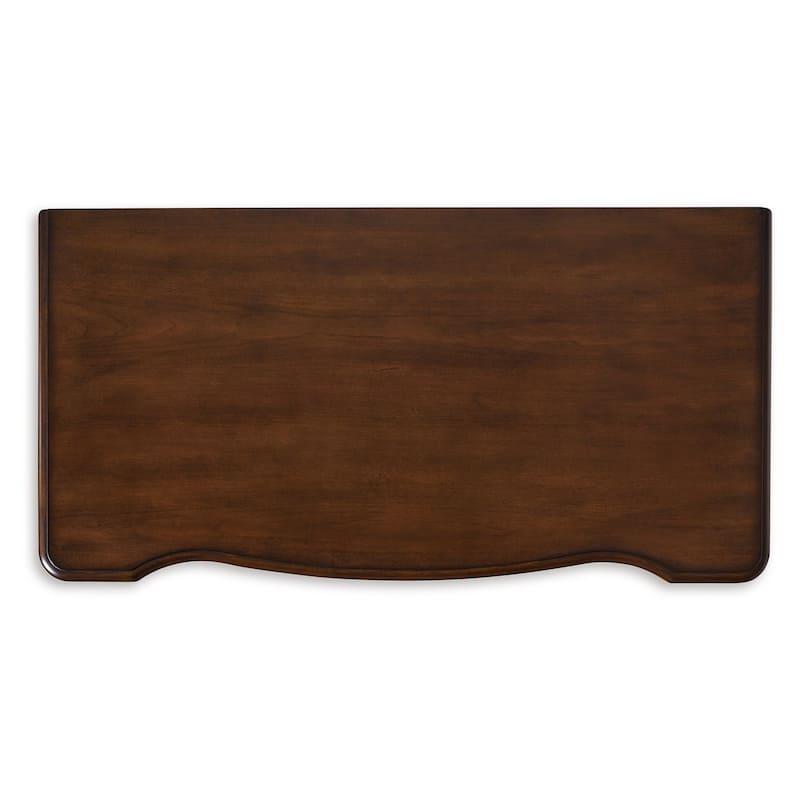 Laon Tall Dresser Chest, 5 Drawer Cherry Brown Solid Hardwood, 51 Inch