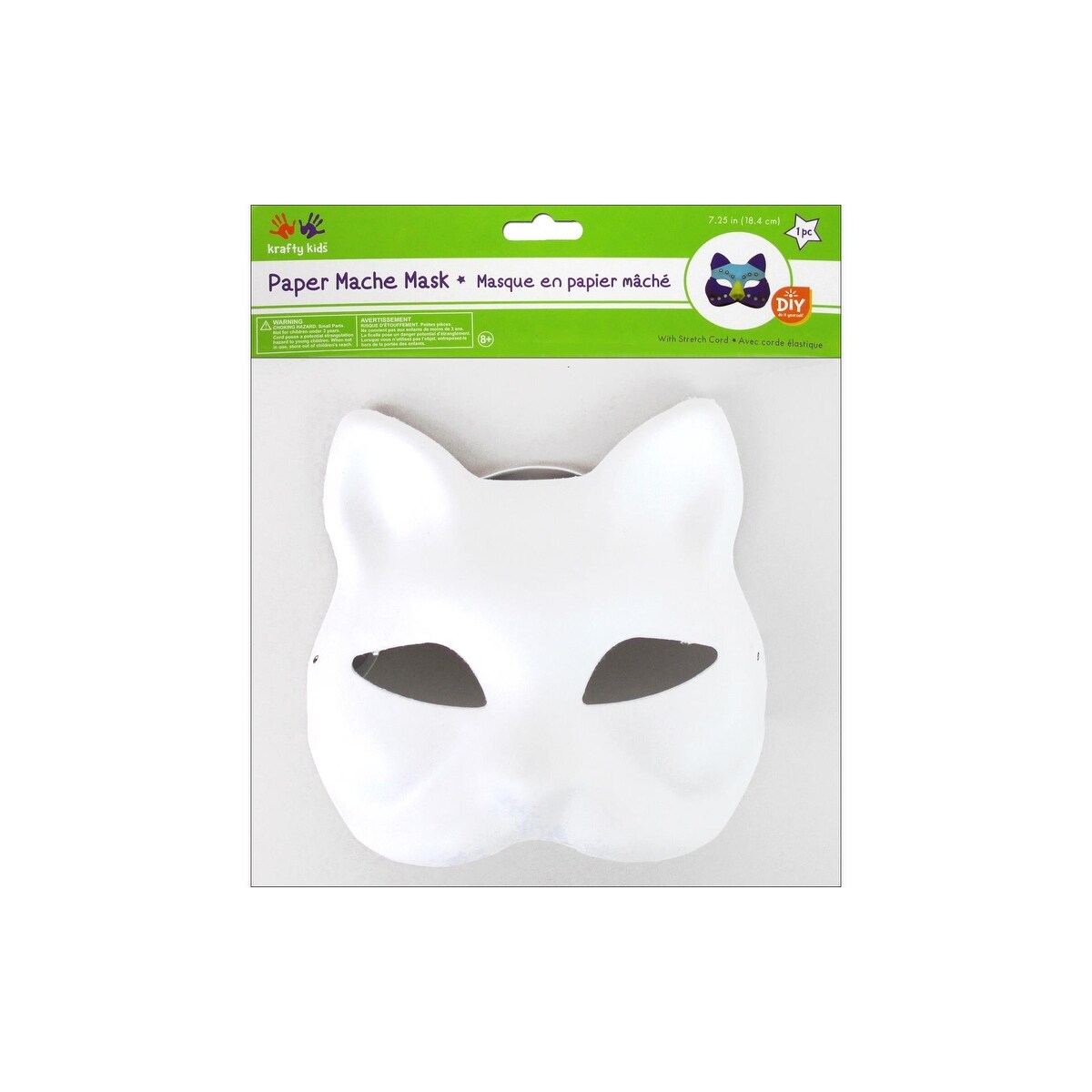Shop Multicraft Diy Paper Mache Mask W Band Fox Overstock 25970965