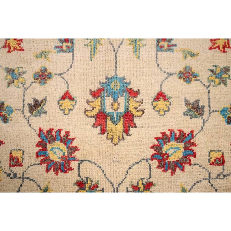 Transitional Oushak Oriental Accent Rug Handmade Wool Carpet - 3'5" x 5'0"