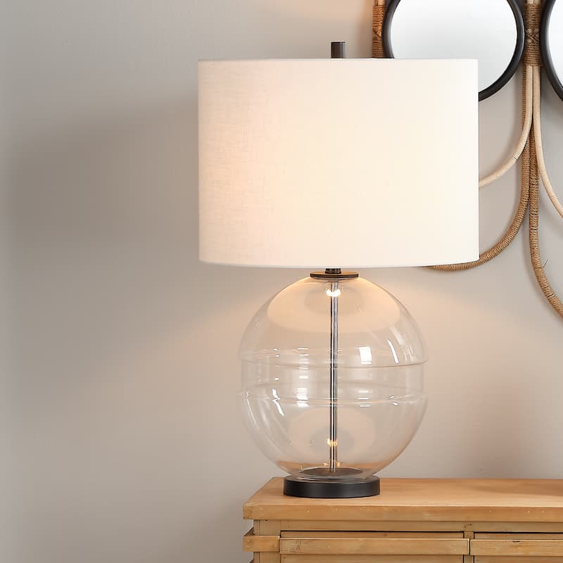 Alden Décor Claudia Glass Table Lamp