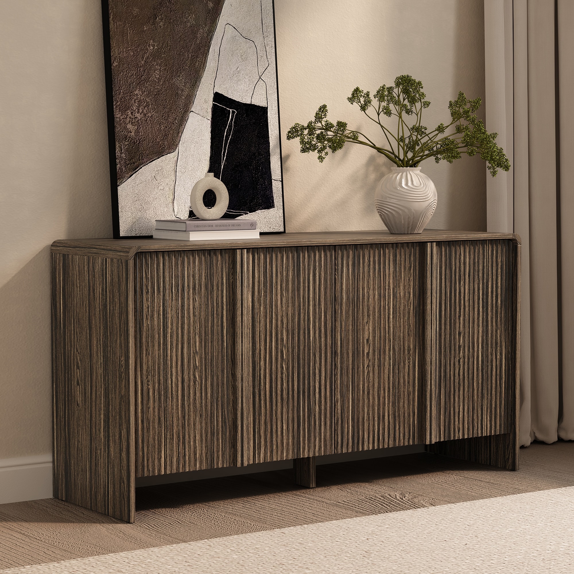 Manhattan Comfort Novara 60" Sideboard (4-Door)