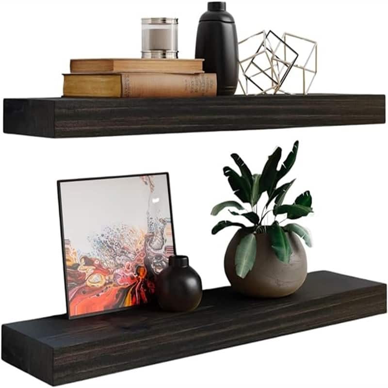 Floating Wall Shelves - 5.5"D x 15"W x 1.5"H