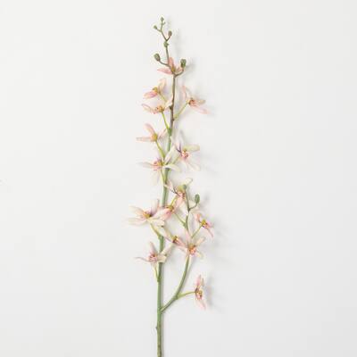 Sullivans Artificial Light Pink Spider Orchid Stem 32"H Off-White - 6"L x 1"W x 32"H