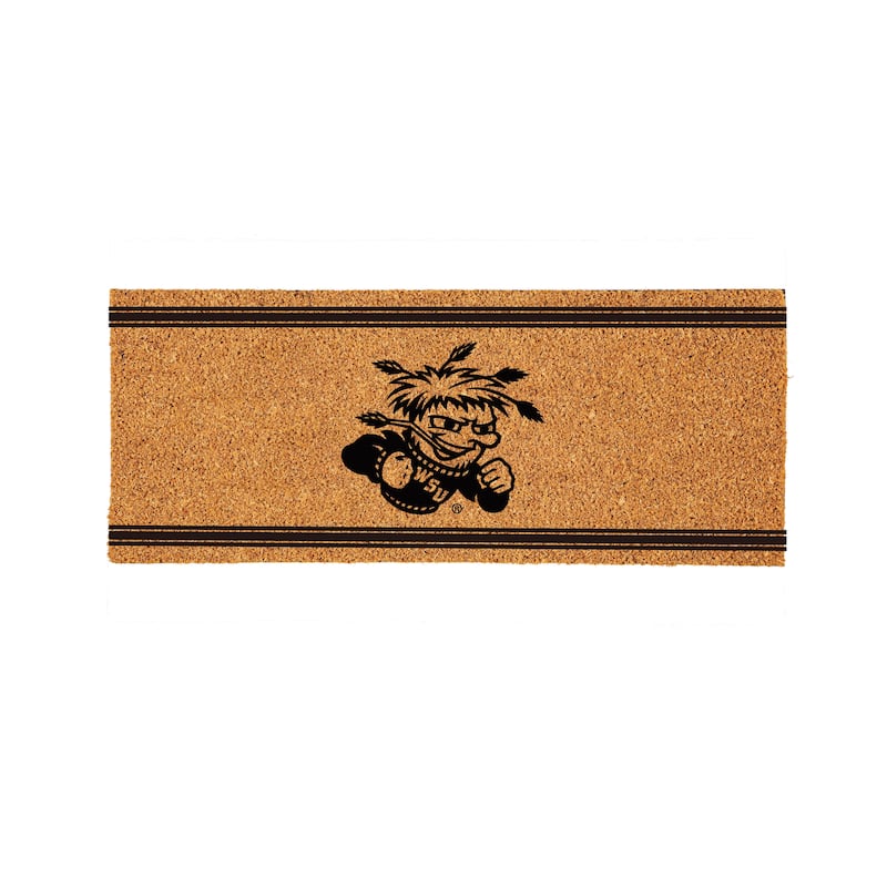 Wichita State University Monochrome Indoor/Outdoor Coir Door Mat