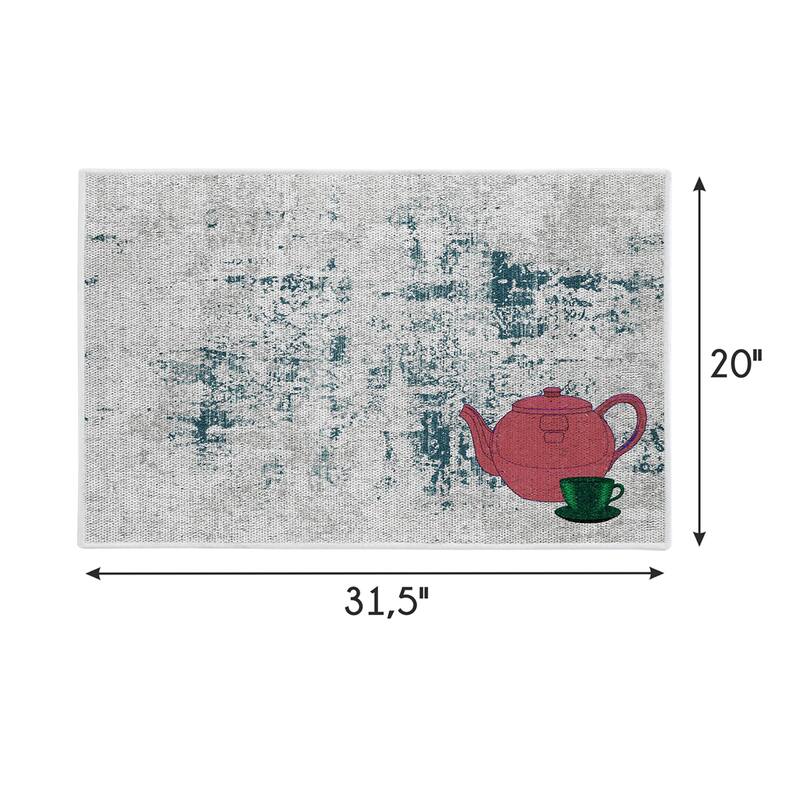 SussexHome Non-Skid Ultra-Thin Area Rugs for Laundry Room, Entryway, Bathroom and Kitchen - Washable Multipurpose Floor Mat
