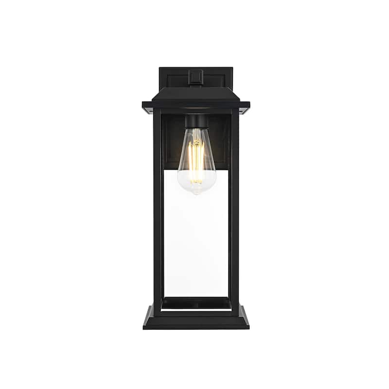 Marcel Outdoor Wall sconce in Black - 17"