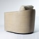 preview thumbnail 82 of 165, KINWELL 31"W Oak Frame Upholstered Swivel Barrel Armchair