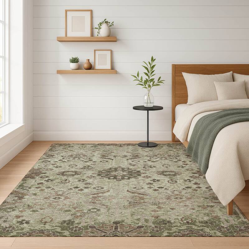 Machine Washable Indoor/ Outdoor Global Firestone Chantille Rug