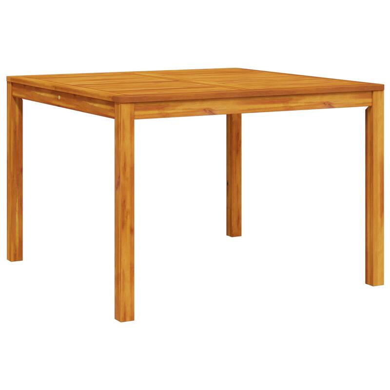 vidaXL Outdoor Dining Set Set of 3 Brown Solid Acacia Wood 2-Seater - 43.3 x 43.3 x 29.5