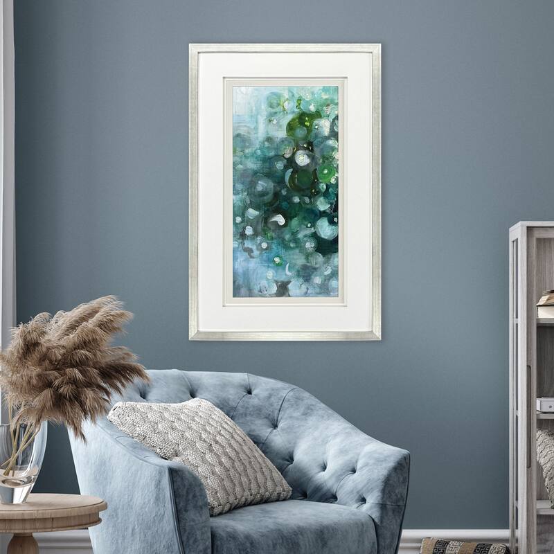 Paragon Emerald Constellation I Framed Art - Wood