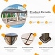 preview thumbnail 97 of 133, EROMMY Hardtop Gazebo,Outdoor Pergola with Double Roof & Netting & Curtains,Heavy Duty Canopy for Patio, Backyard, Pool party