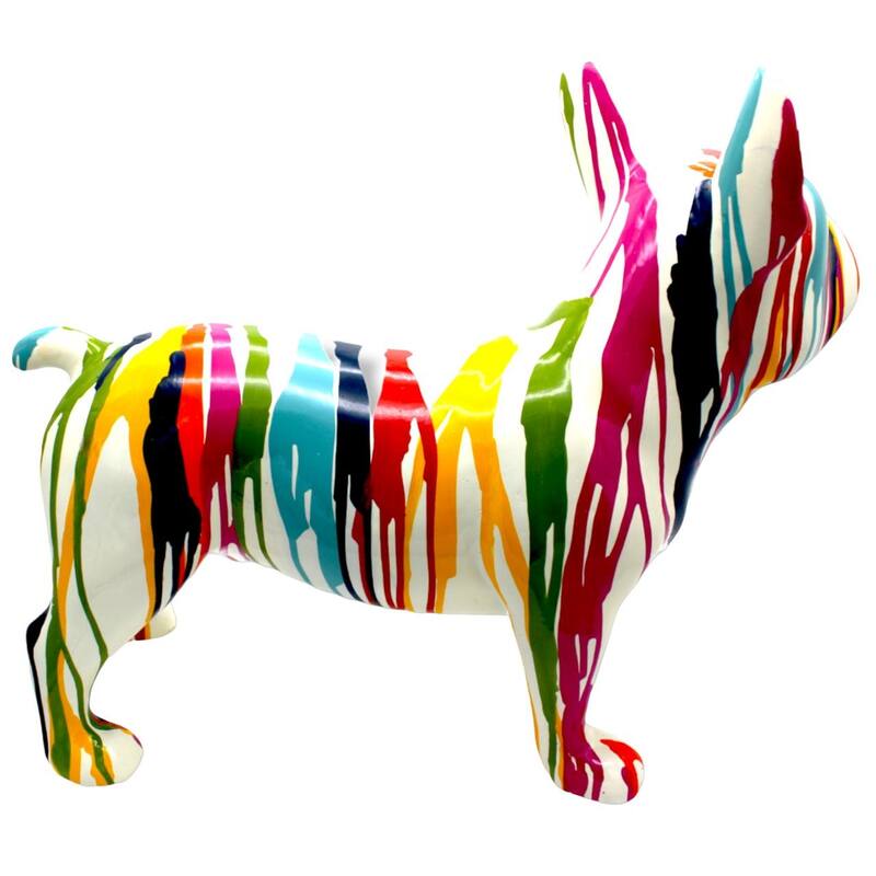 Interior Illusions Plus Graffiti Pup Dog - 17.5" long