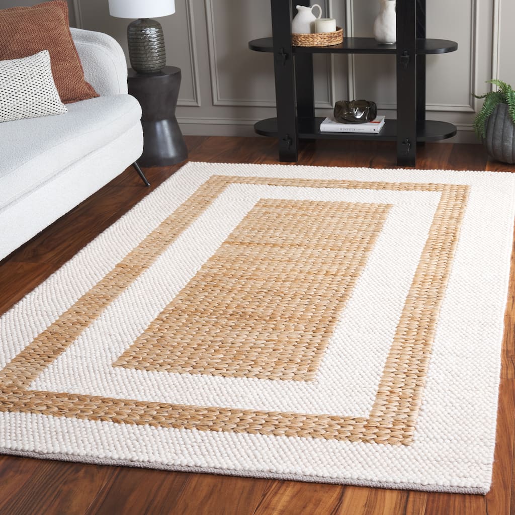 SAFAVIEH Hand-Loomed Natura Mettje Transitional Wool Rug