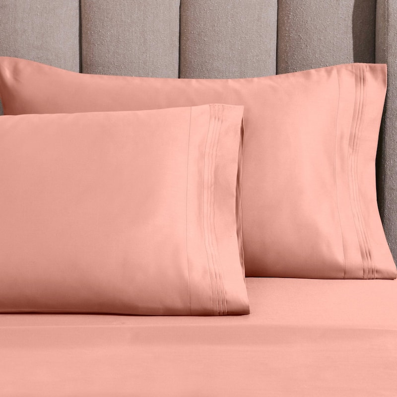 Blue Nile Mills 1500 Thread Count Egyptian Cotton Deep Pocket Solid Sheet Set