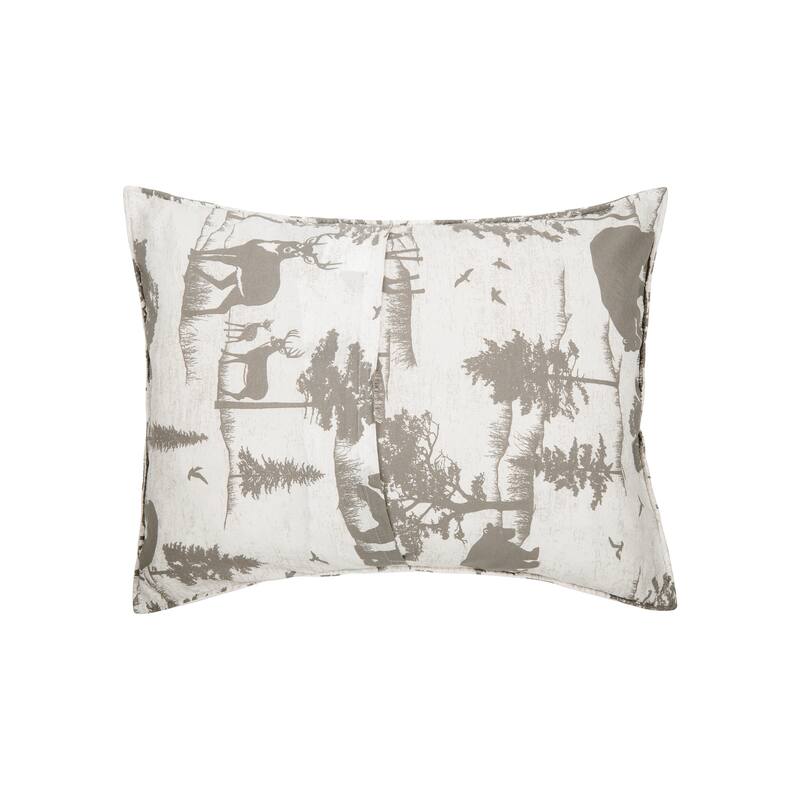 Hillside Royal Rustic Lodge Cotton Quilt Set - Reversible and Machine Washable