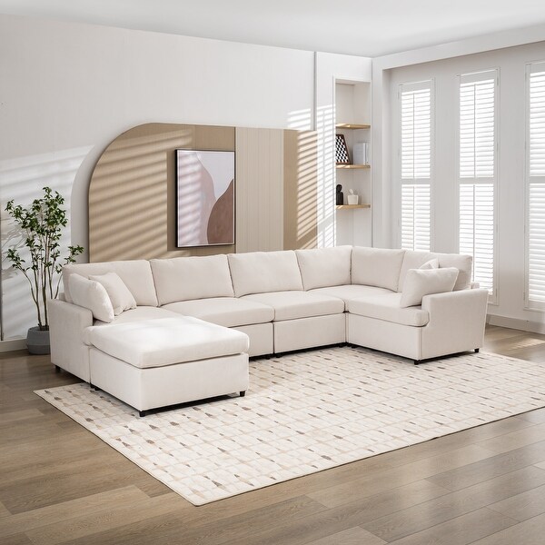 Beige sofa corner discount